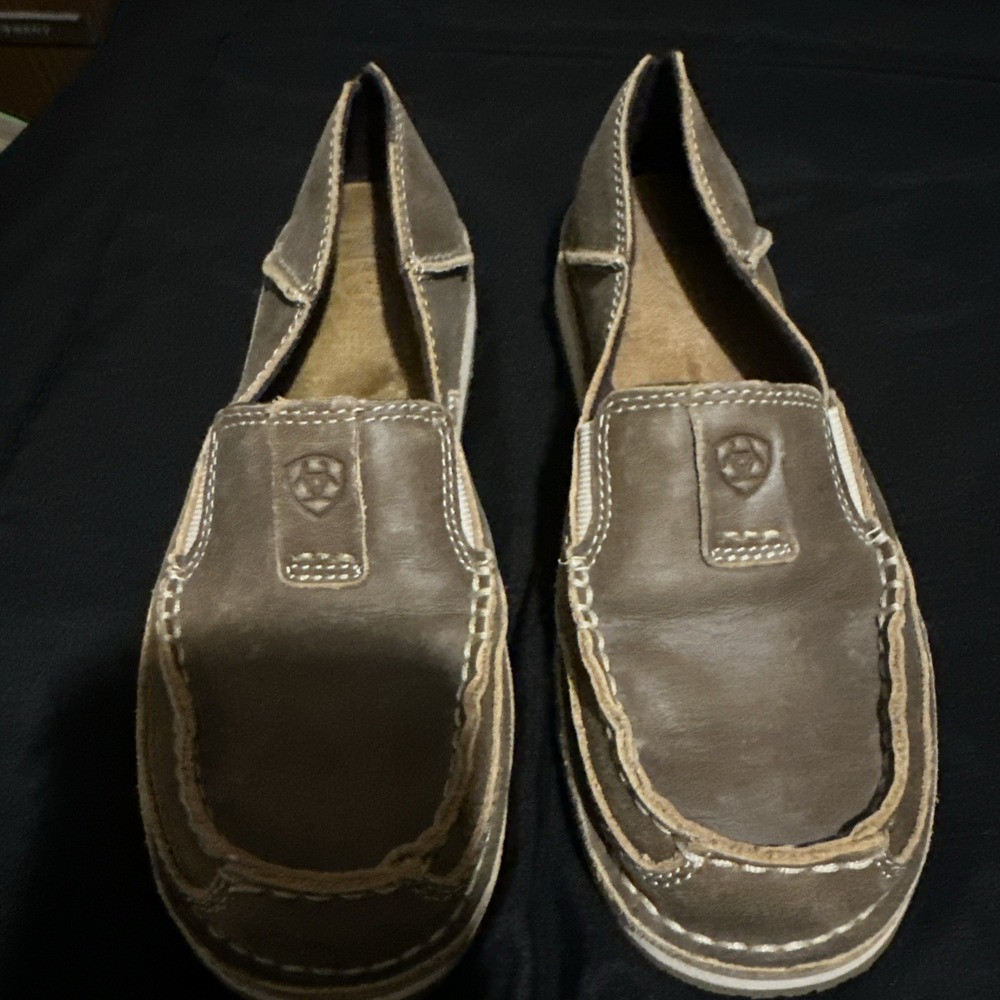 Ariat Cruiser Slip On Moccasins Brown Flats Casual 10023008 Women's Size 5.5